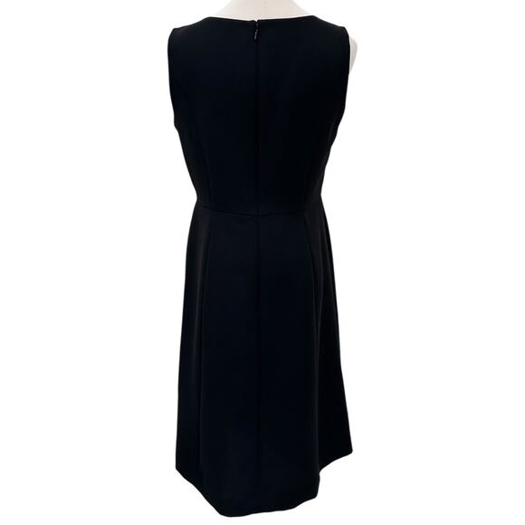 Talbots Classic Ponte Sheath Dress In Black - Picture 2 of 7
